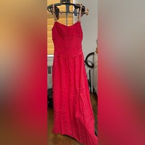 Women’s Free People red maxi dress